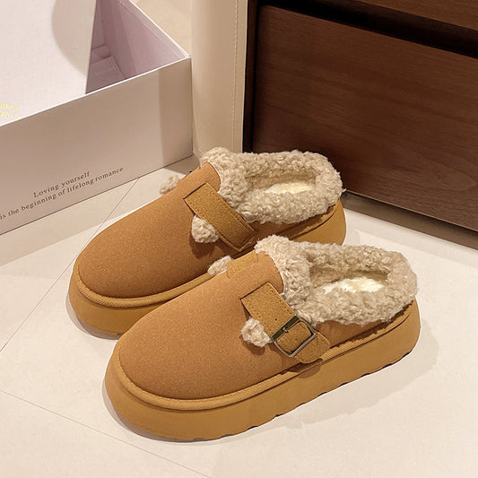 LuxeLook™ Plush Platform Slippers